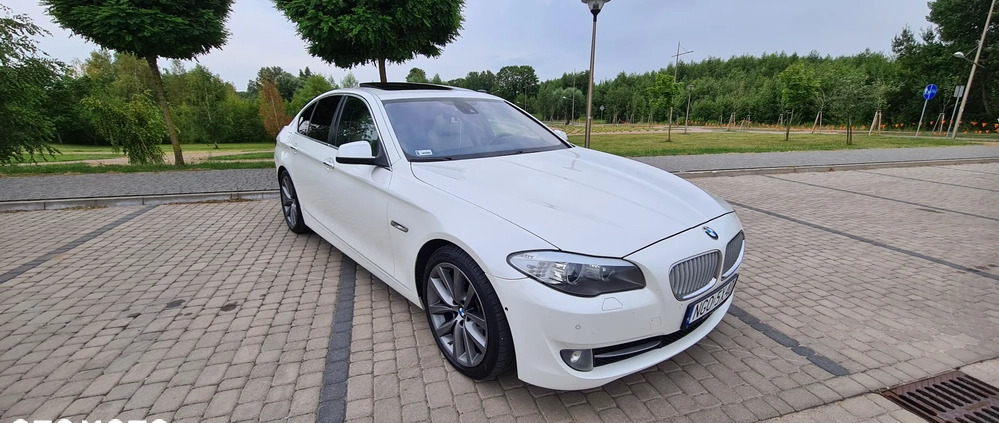 BMW Seria 5 cena 74900 przebieg: 192000, rok produkcji 2012 z Gołdap małe 781